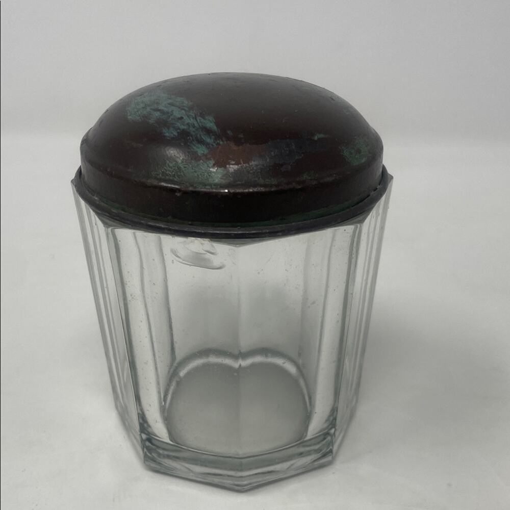Vintage glass tobacco/cigar humidor jar